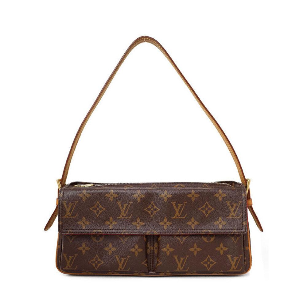 Louis Vuitton Bag Shoulder Brown Cite Viva Monogram Semi Leather - Picture 2 of 8
